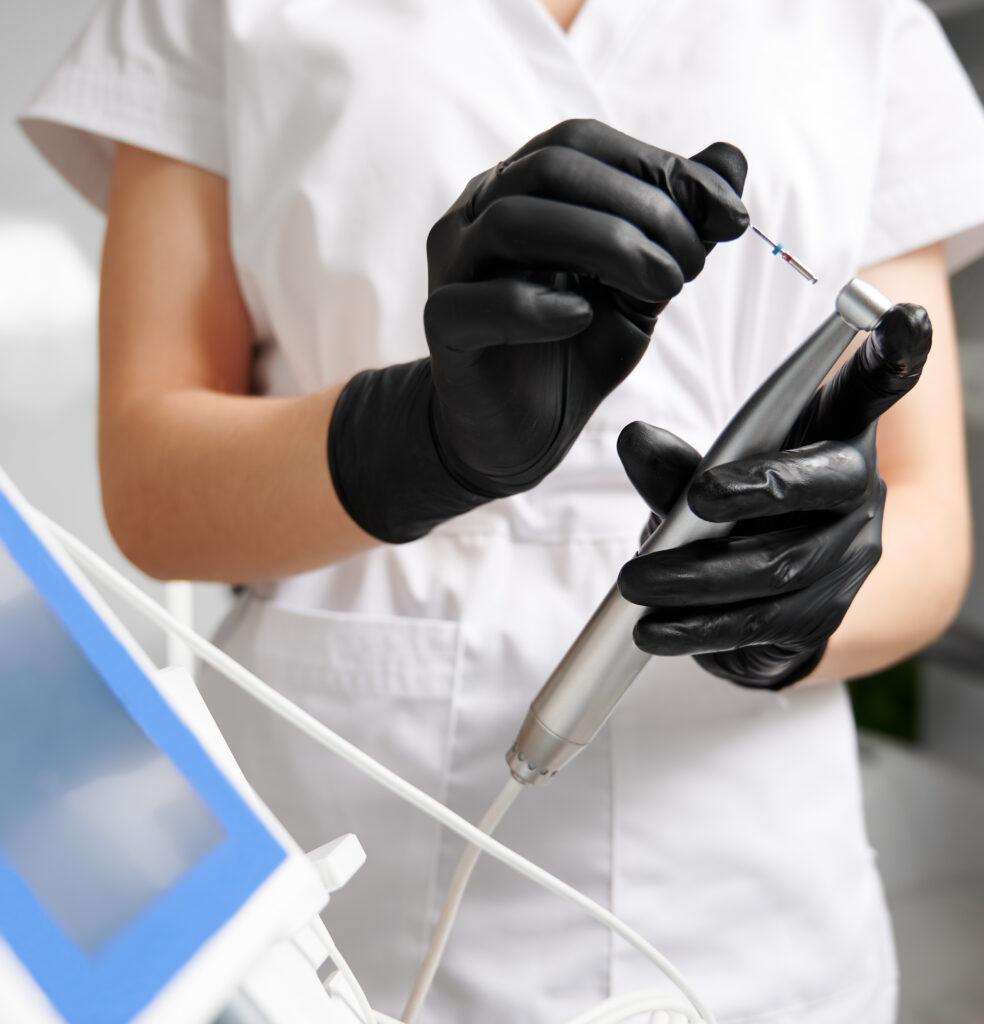 Endodontic handpiece used for root canal treatment in Clapham